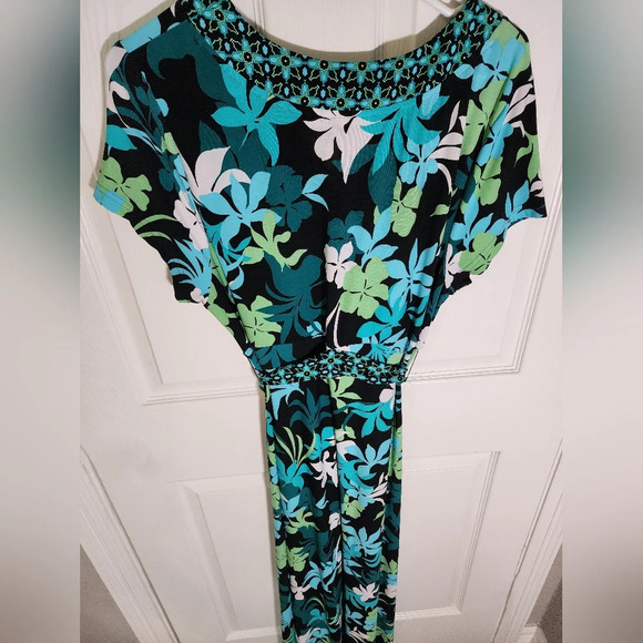 Croft & Barrow Womens Floral Maxi Long Dress XL - Picture 9 of 11